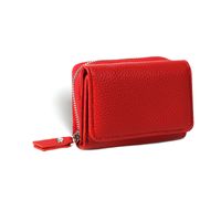 Frau Einfarbig Pu-Leder Reißverschluss Brieftaschen sku image 7