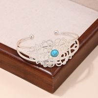 Fairy Style Geometric 201 Stainless Steel Hollow Out Women's Bangle main image 6