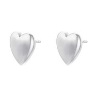 1 Pair Casual Vintage Style Simple Style Pentagram Heart Shape Plating Copper Drop Earrings Ear Studs sku image 2
