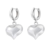1 Pair Casual Vintage Style Simple Style Pentagram Heart Shape Plating Copper Drop Earrings Ear Studs sku image 6