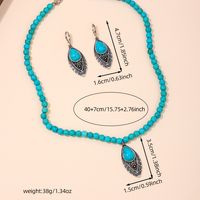 Classical Color Block Synthetic Resin Alloy Beaded Women's Jewelry Set main image 2