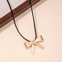 Wholesale Jewelry IG Style Bow Knot 201 Stainless Steel Necklace main image 3