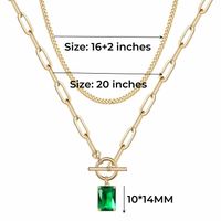 Copper 14K Gold Plated IG Style Casual Classic Style Plating Inlay Cross Star Butterfly Zircon Pendant Necklace main image 5