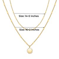 Copper 14K Gold Plated IG Style Casual Classic Style Plating Inlay Cross Star Butterfly Zircon Pendant Necklace main image 6