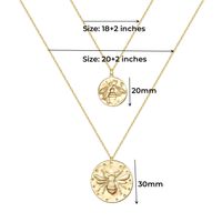 Copper 14K Gold Plated IG Style Casual Classic Style Plating Inlay Cross Star Butterfly Zircon Pendant Necklace main image 7