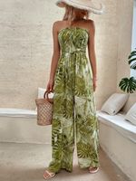 Women's Park Daily Beach Vacation Tropical Full Length Jumpsuits main image 2