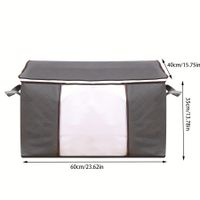 Casual Solid Color Synthetic Fibre Storage Bag main image 3