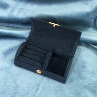 Elegant Solid Color Flannel Jewelry Boxes sku image 6