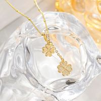 Copper 18K Gold Plated K Gold Plated IG Style Sweet Inlay Lion Butterfly Rhinestones Pendant Necklace main image 3