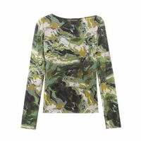 Daily Beach Women's British Style Abstract Polyester Printing Skirt Sets Skirt Sets main image 2