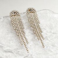 1 Pair Vacation Classic Style Round Solid Color Plating 304 Stainless Steel Gold Plated Drop Earrings main image 3