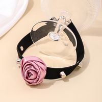 Wholesale Jewelry Simple Style Classic Style Rose Cloth Choker main image 2