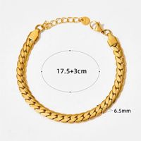 304 Stainless Steel IG Style Modern Style Inlay Square Solid Color Zircon Bracelets main image 3
