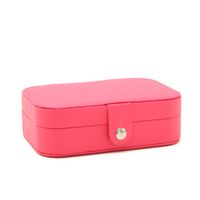 Simple Style Solid Color Pu Leather Jewelry Boxes sku image 2