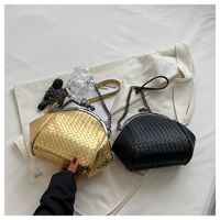 Women's All Seasons Pu Leather Lingge Elegant Lock Clasp Dome Bag main image 5