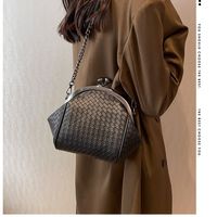 Women's All Seasons Pu Leather Lingge Elegant Lock Clasp Dome Bag main image 2