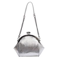 Women's All Seasons Pu Leather Lingge Elegant Lock Clasp Dome Bag sku image 2