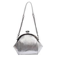 Women's All Seasons Pu Leather Lingge Elegant Lock Clasp Dome Bag main image 4