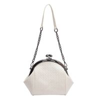 Women's All Seasons Pu Leather Lingge Elegant Lock Clasp Dome Bag sku image 3