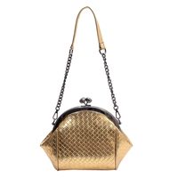 Women's All Seasons Pu Leather Lingge Elegant Lock Clasp Dome Bag sku image 4