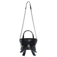 Women's Medium Pu Leather Bow Knot Streetwear Bowknot Zipper Shoulder Bag main image 5