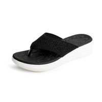 Women's Casual Solid Color Round Toe Flip Flops sku image 5