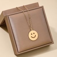 Bijoux En Gros Style Simple Style Classique Smiley Alliage De Zinc Évider main image 2