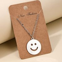 Wholesale Jewelry Simple Style Classic Style Smiley Face Zinc Alloy Hollow Out sku image 2