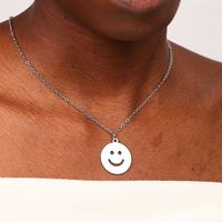 Wholesale Jewelry Simple Style Classic Style Smiley Face Zinc Alloy Hollow Out main image 3