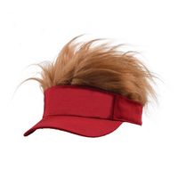 Men's Hip-Hop Exaggerated Cool Style Wigs Solid Color Curved Eaves Baseball Cap main image 6