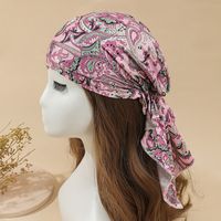 Women's Vintage Style Ethnic Style Color Block Eaveless Kerchief main image 1