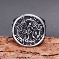 Punk Eagle 304 Stainless Steel None None Unisex Rings main image 3
