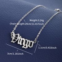 XUPING Simple Style Constellation 304 Stainless Steel Women's Anklet sku image 1