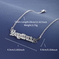 XUPING Simple Style Constellation 304 Stainless Steel Women's Anklet sku image 3