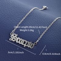 XUPING Simple Style Constellation 304 Stainless Steel Women's Anklet sku image 6