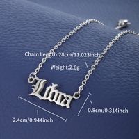 XUPING Simple Style Constellation 304 Stainless Steel Women's Anklet sku image 11