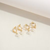 1 Pair Simple Style Triangle Inlay Copper Zircon 14K Gold Plated Drop Earrings main image 5
