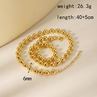 Copper 18K Gold Plated Simple Style Plating Solid Color Necklace sku image 3