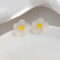 1 Paar Süss Einfacher Stil Klassischer Stil Blume Acetatplatten Ohrstecker sku image 1