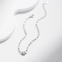 Sterling Silber Versilbert Elegant Einfacher Stil Klassischer Stil Inlay Quadrat Moissanit Armbänder main image 1