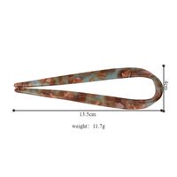 Women's Casual Vacation Classic Style Marble Acetic Acid Sheets Hairpin main image 2