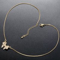 Copper 18K Gold Plated Casual Elegant Simple Style Inlay Bow Knot Zircon Necklace main image 5