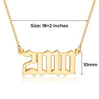 Artificial Pearl Copper 14K Gold Plated Casual Elegant Classic Style Plating Letter Number Heart Shape Pendant Necklace main image 6