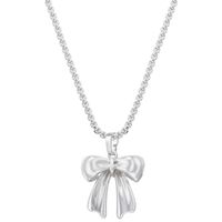 Copper 18K Gold Plated Casual Simple Style Classic Style Bowknot Bow Knot Pendant Necklace sku image 2