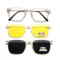 Original Design Solid Color Tac Square Full Frame Women's Sunglasses sku image 2