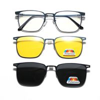 Original Design Solid Color Tac Square Full Frame Women's Sunglasses sku image 4
