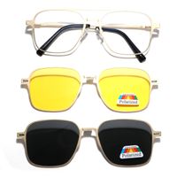 Einfacher Stil Strassenmode Einfarbig Tak Quadrat Vollbild Sonnenbrille Der Frauen sku image 2