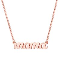 Sterling Silver Elegant Lady Classic Style Plating Letter Pendant Necklace sku image 1