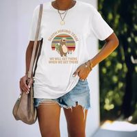 Women's T-shirt Short Sleeve T-Shirts Simple Style Letter main image 1