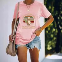 Women's T-shirt Short Sleeve T-Shirts Simple Style Letter main image 2